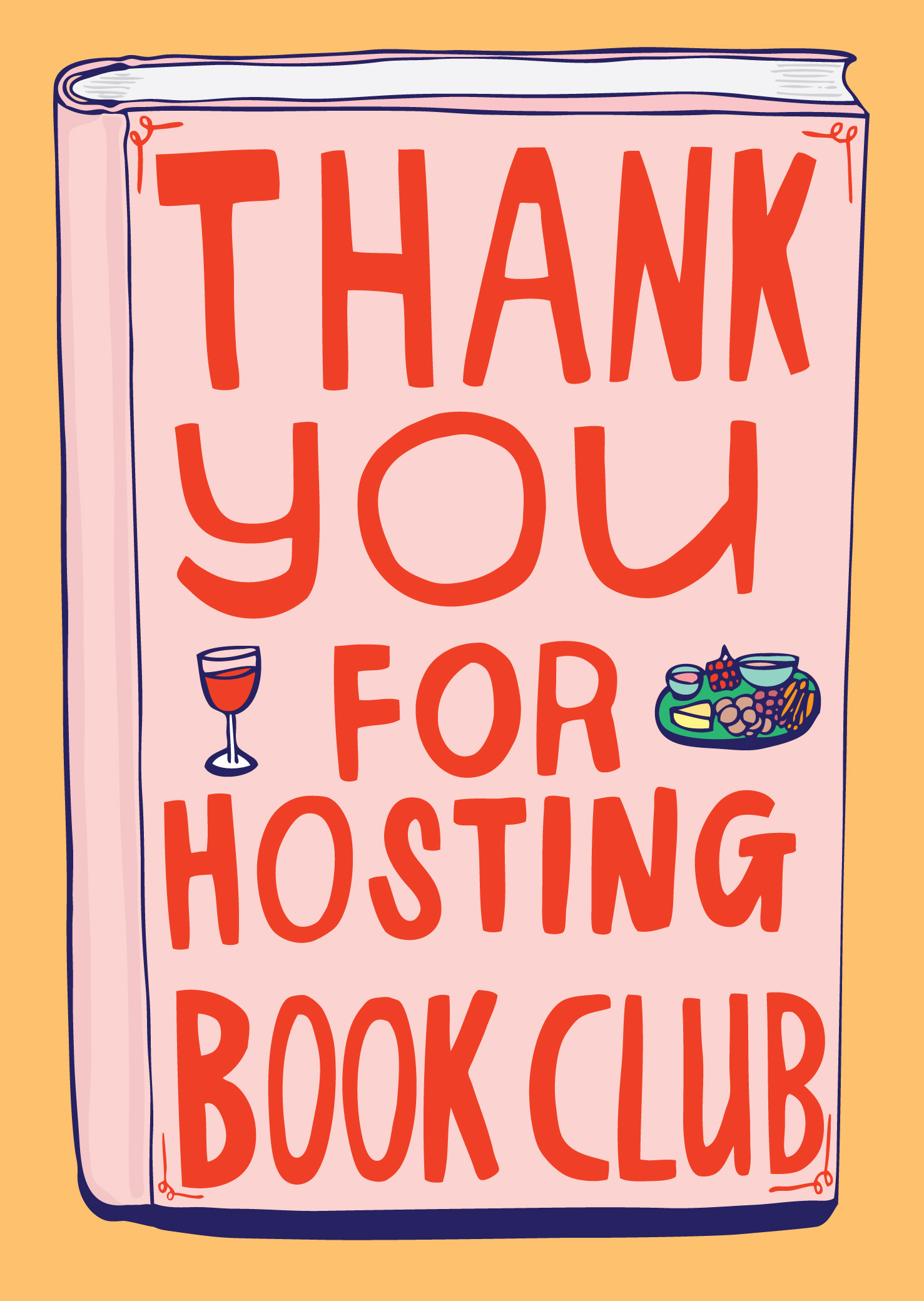 Thank You For Hosting Book Club